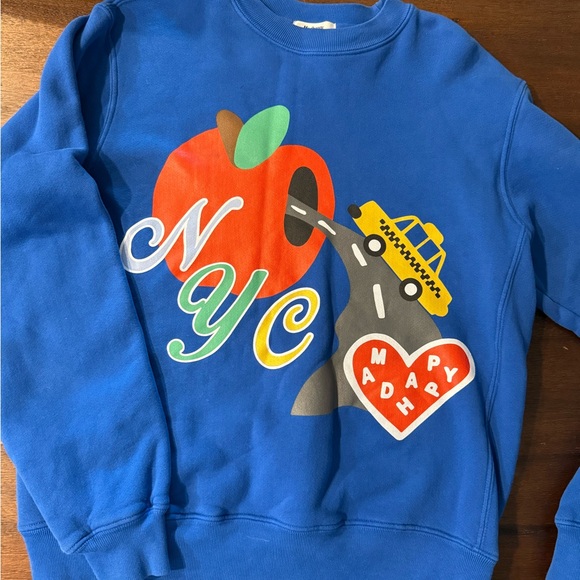 Madhappy Sweaters - Madhappy Blue NYC Sweatshirt